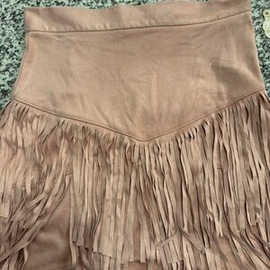 Altar’d state fringe skirt